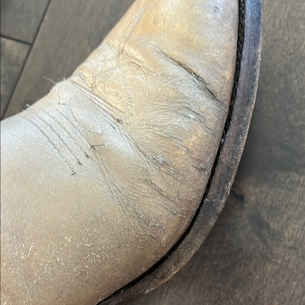 Beige Cowboy Boots - Picture 12 of 14
